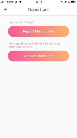 Missing Pets — Find Lost Pet для Android — скриншот 4