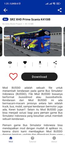 Mod Bussid Bus SR3 STJ Draka для Android — скриншот 4