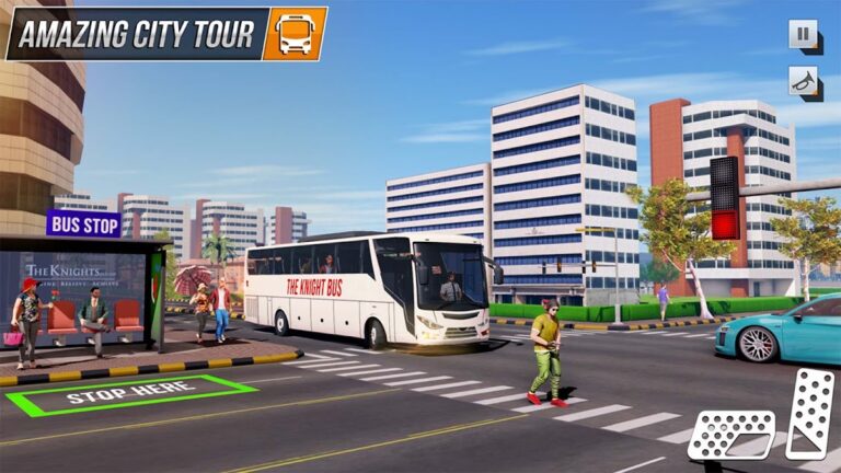 Modern Bus: автобусная игра 3d для Android — скриншот 3
