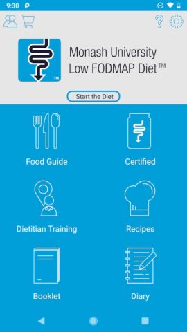 Monash University FODMAP diet для Android — скриншот 1