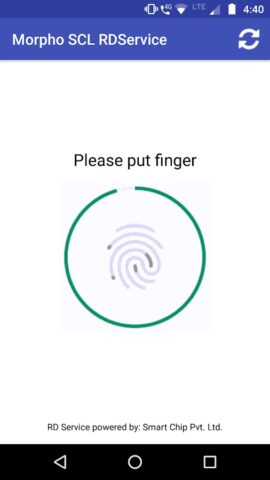 Morpho SCL RDService для Android — скриншот 2