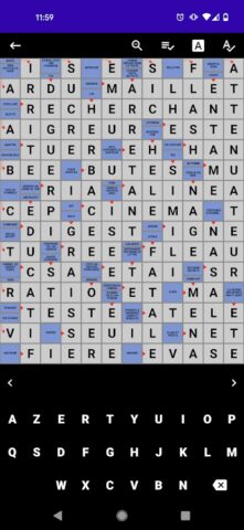 Mots Fléchés Français для Android — скриншот 2