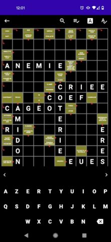 Mots Fléchés Français для Android — скриншот 4