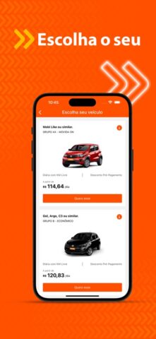Movida — Aluguel de Carros для iOS — скриншот 2