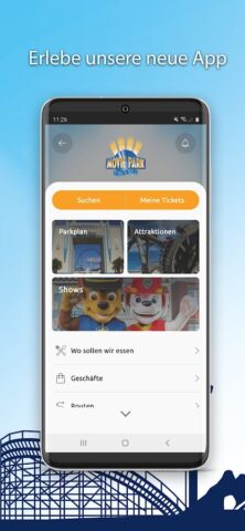 Movie Park Germany для Android — скриншот 1