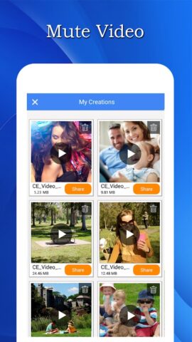 Mute Video, Silent Video для Android — скриншот 3