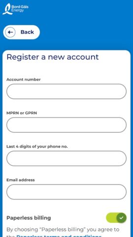 My Bord Gáis Energy для Android — скриншот 2