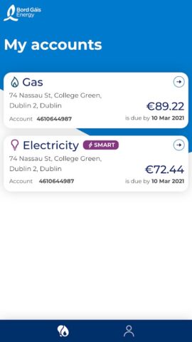 My Bord Gáis Energy для Android — скриншот 3