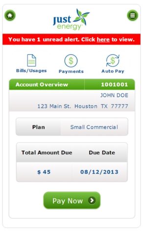 My Just Energy для Android — скриншот 2