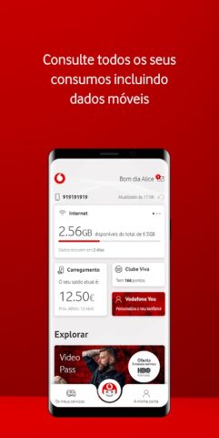 My Vodafone для Android — скриншот 2