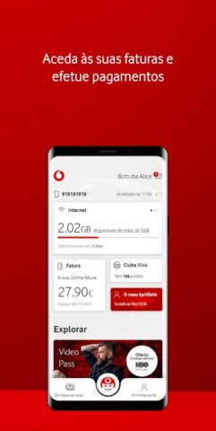 My Vodafone для Android — скриншот 3