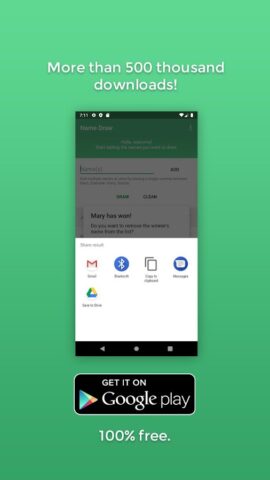 Жеребьёвка имён для Android — скриншот 4