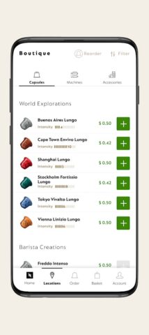 Nespresso для Android — скриншот 1
