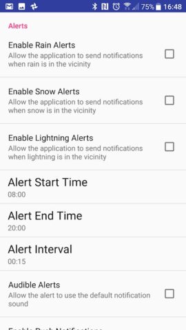 Netweather Radar для Android — скриншот 3