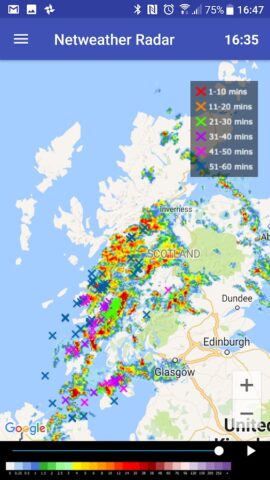Netweather Radar для Android — скриншот 4