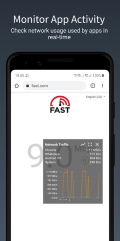 Network Speed — Speed Meter для Android — скриншот 3