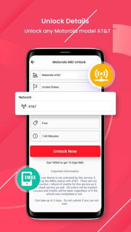 Разблокировка сети Motorola для Android — скриншот 3