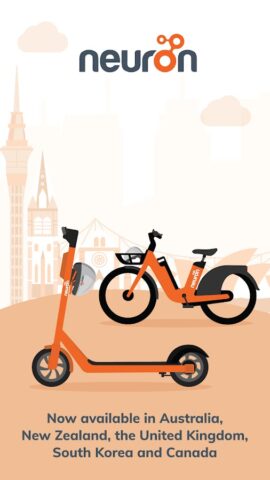 Neuron E-scooters and E-bikes для Android — скриншот 2