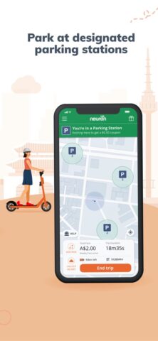 Neuron E-scooters and E-bikes для iOS — скриншот 5