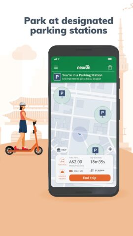 Neuron E-scooters and E-bikes для Android — скриншот 5