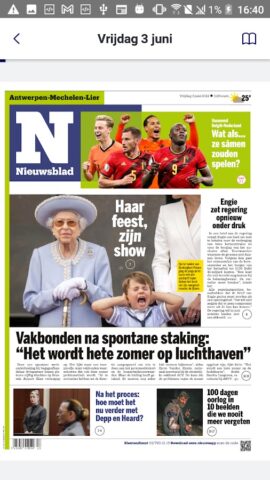 Nieuwsblad Krant для Android — скриншот 2