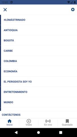 Noticias Caracol для Android — скриншот 3