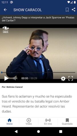 Noticias Caracol для Android — скриншот 5