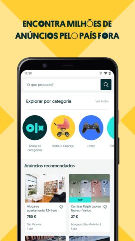 OLX Portugal для Android — скриншот 2