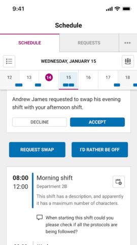 ORTEC Employee Self Service 7 для Android — скриншот 2