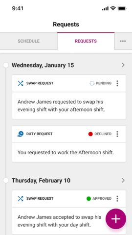 ORTEC Employee Self Service 7 для Android — скриншот 3