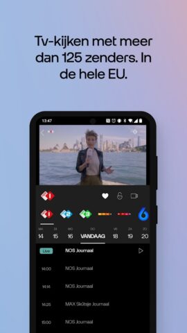 Odido online TV для Android — скриншот 1