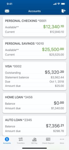 Old National Mobile для iOS — скриншот 2