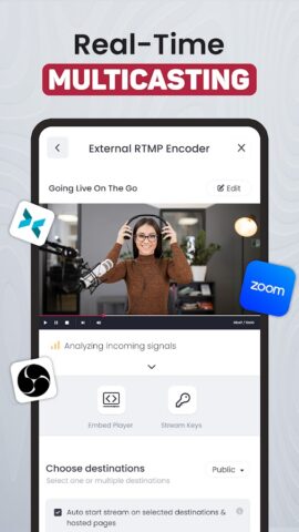 OneStream Live для Android — скриншот 3