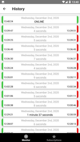 Online Monitor (Last Seen) для Android — скриншот 2