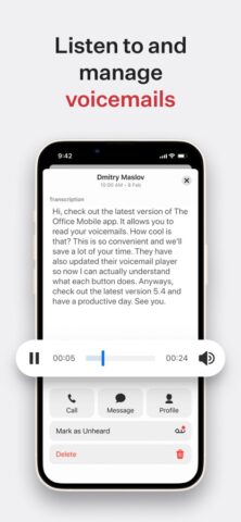 Ooma Office для iOS — скриншот 3
