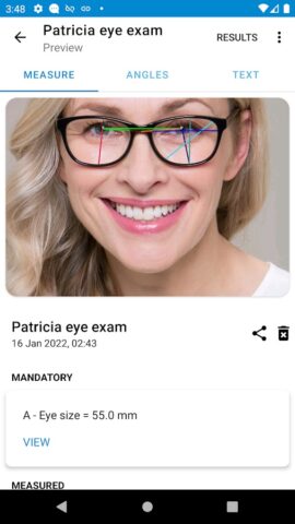 OptoExpert: ИИ Измерение Линз для Android — скриншот 2