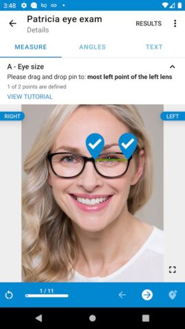 OptoExpert: ИИ Измерение Линз для Android — скриншот 3
