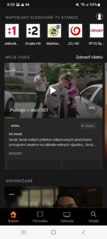 Orange TV для Android — скриншот 1