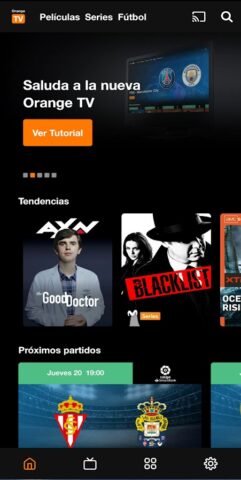 Orange TV для Android — скриншот 1