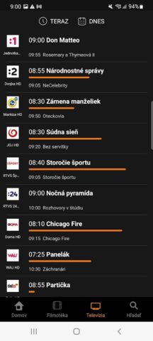 Orange TV для Android — скриншот 2