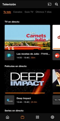 Orange TV для Android — скриншот 3