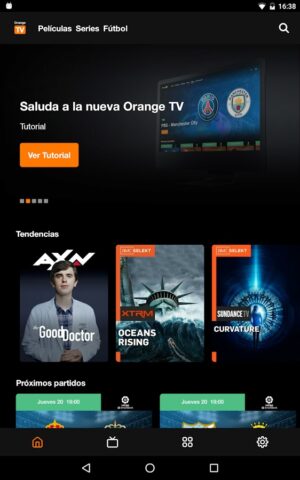 Orange TV для Android — скриншот 4