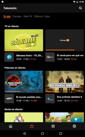 Orange TV для Android — скриншот 5