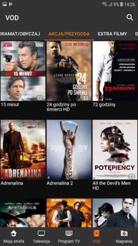 Orange TV Go для Android — скриншот 3