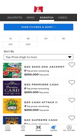 Oregon Lottery для Android — скриншот 4