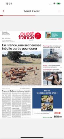 Ouest-France – Le journal для iOS — скриншот 2