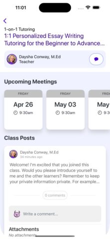 Outschool для iOS — скриншот 3