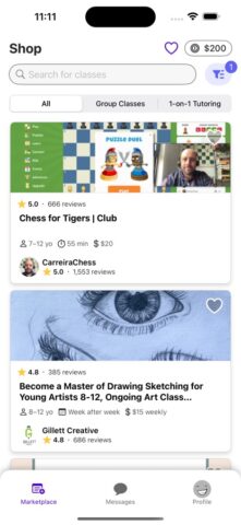 Outschool для iOS — скриншот 4