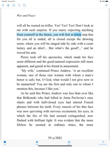 PDF Docs Voice Aloud Reader HD для iOS — скриншот 1