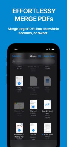 PDFs Split & Merge: PDF Editor для iOS — скриншот 3